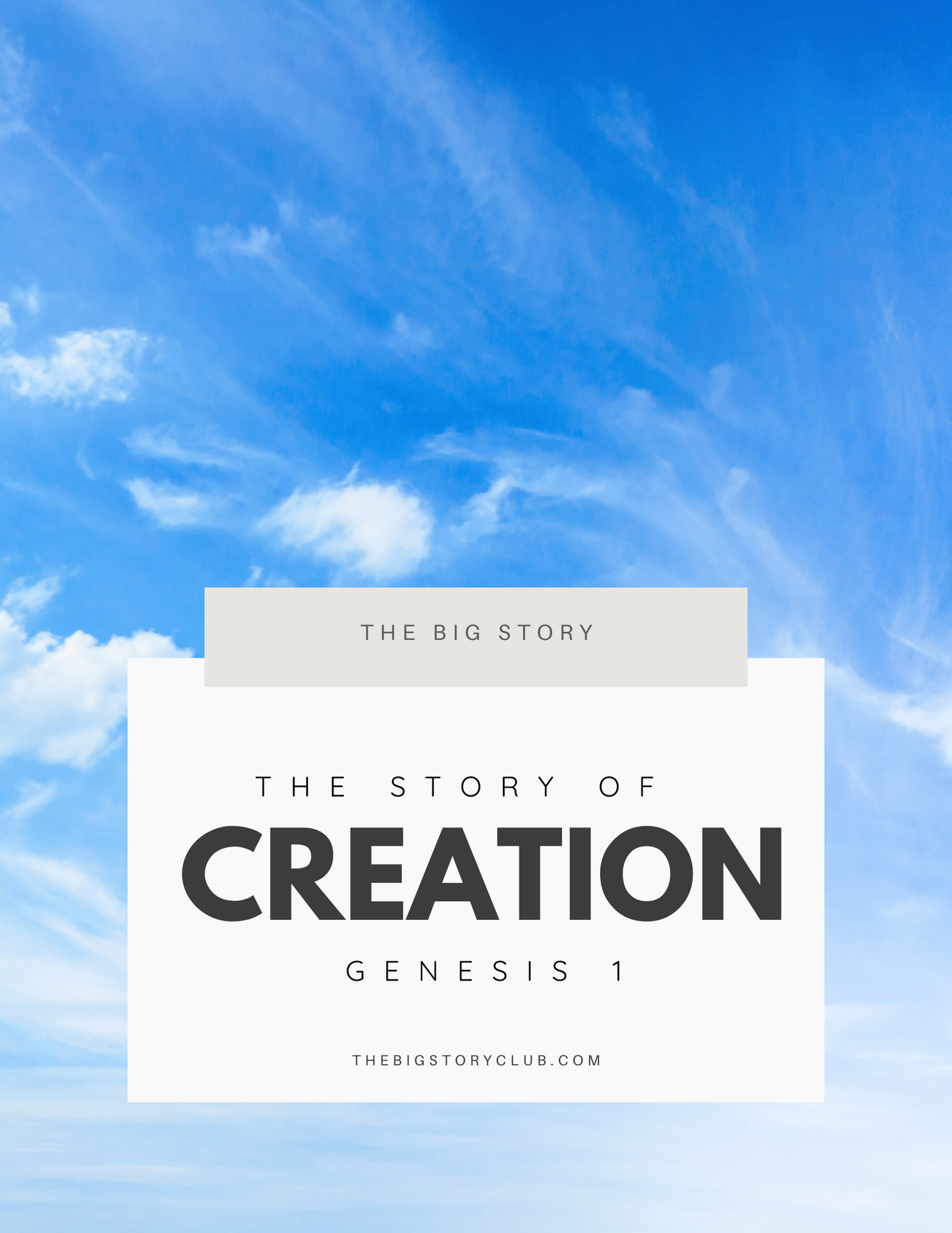 Full Curriculum: Creation